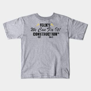 Felix's Construction Co. Kids T-Shirt